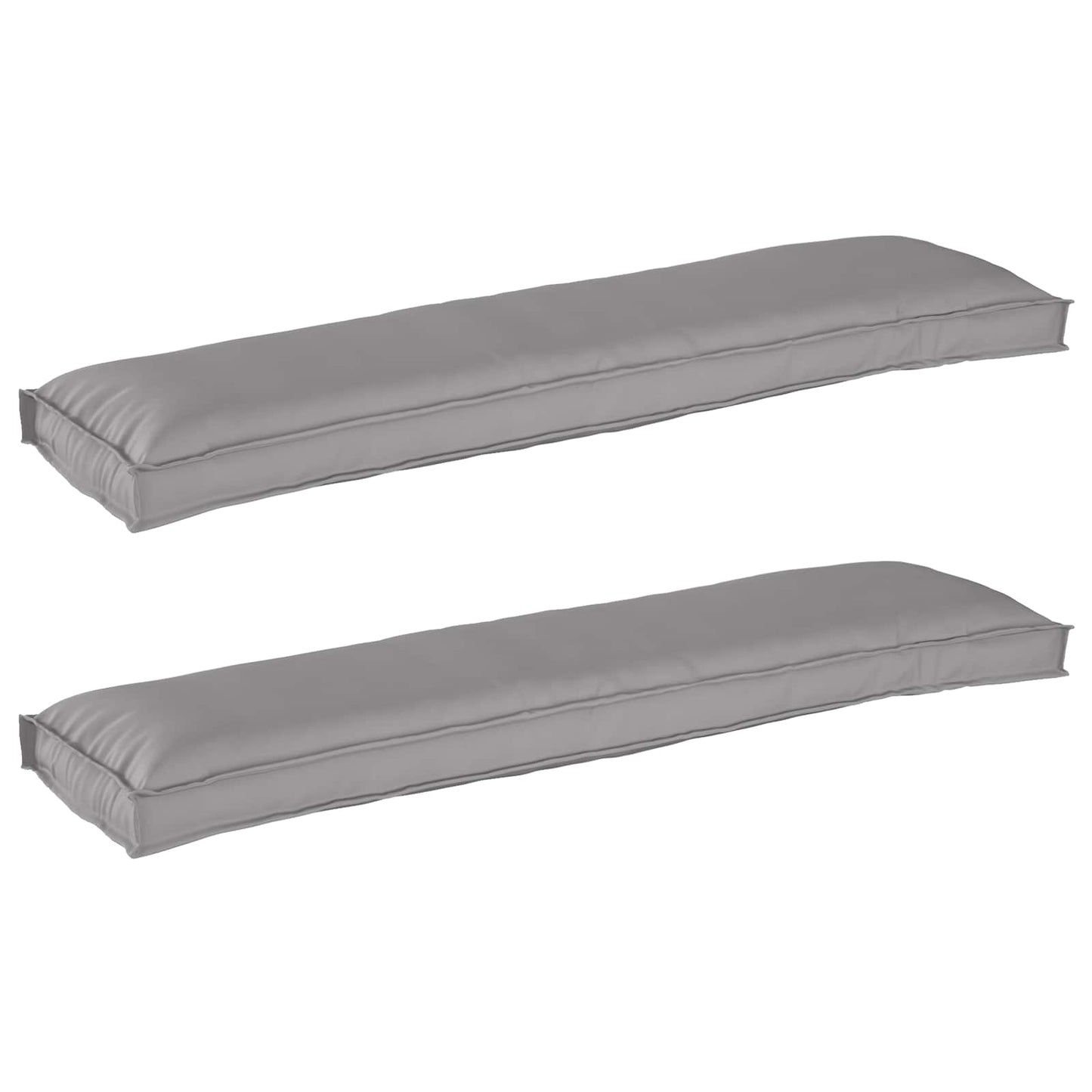 Pallet Kussen Set 2 pcs Grijs 150 x 40 x 8 cm Oxford Stof is nu te koop bij PeponiXL, paradijselijk wonen!