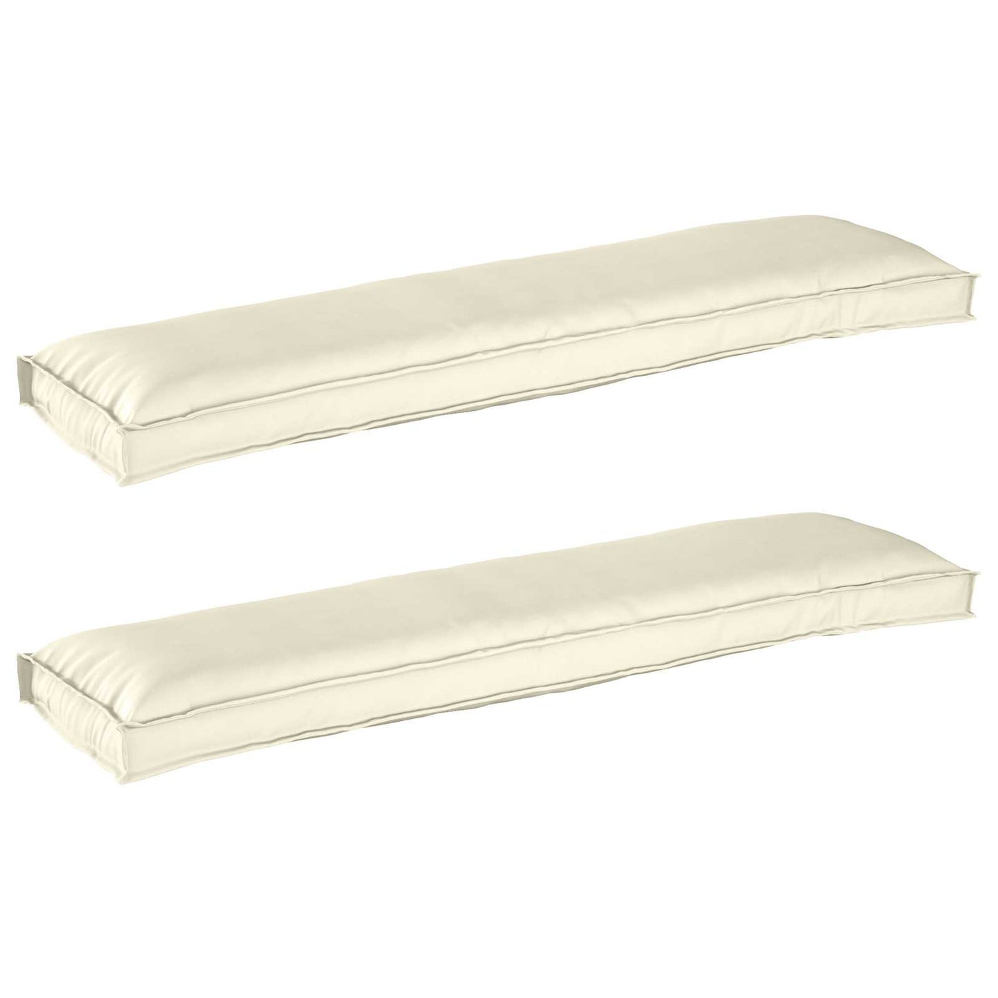 Pallet Kussen Set 2 pcs Crème 150 x 40 x 8 cm Oxford Stof is nu te koop bij PeponiXL, paradijselijk wonen!