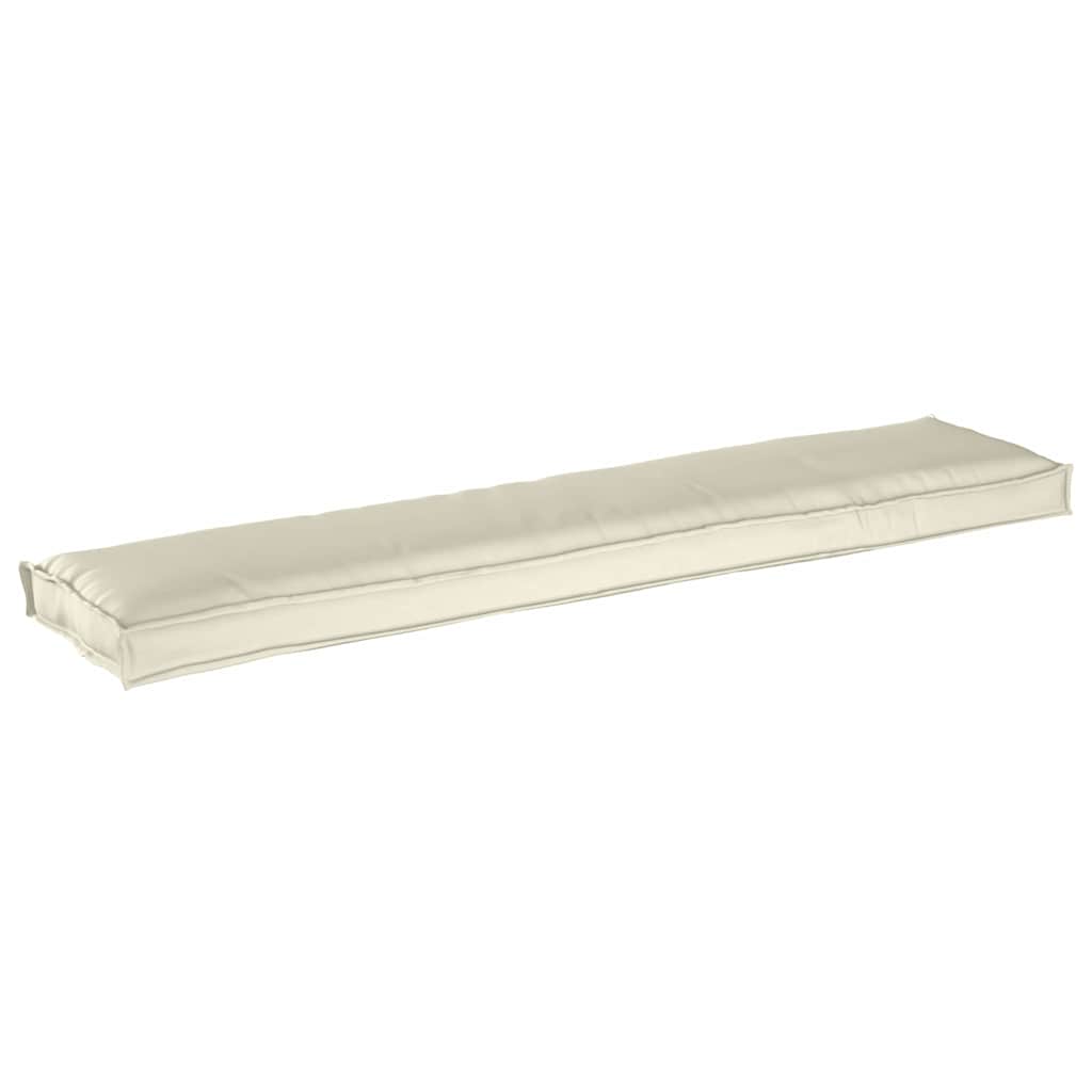 Pallet Kussen Set 2 pcs Crème 180 x 40 x 8 cm Oxford Stof is nu te koop bij PeponiXL, paradijselijk wonen!