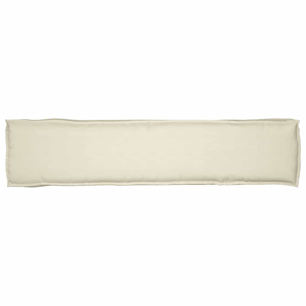 Pallet Kussen Set 2 pcs Crème 180 x 40 x 8 cm Oxford Stof is nu te koop bij PeponiXL, paradijselijk wonen!