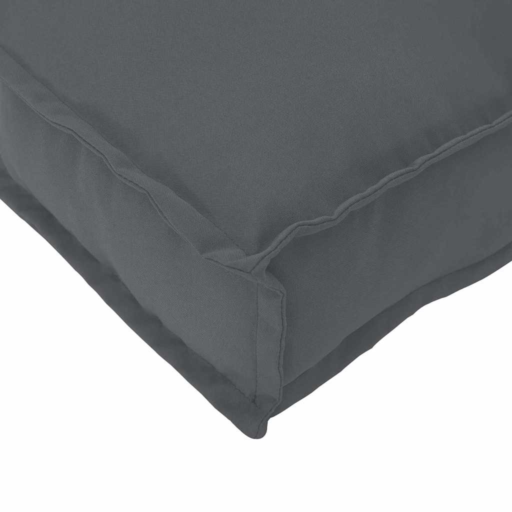 Pallet Kussen Set 2 pcs Antraciet 200 x 40 x 8 cm Oxford stof is nu te koop bij PeponiXL, paradijselijk wonen!