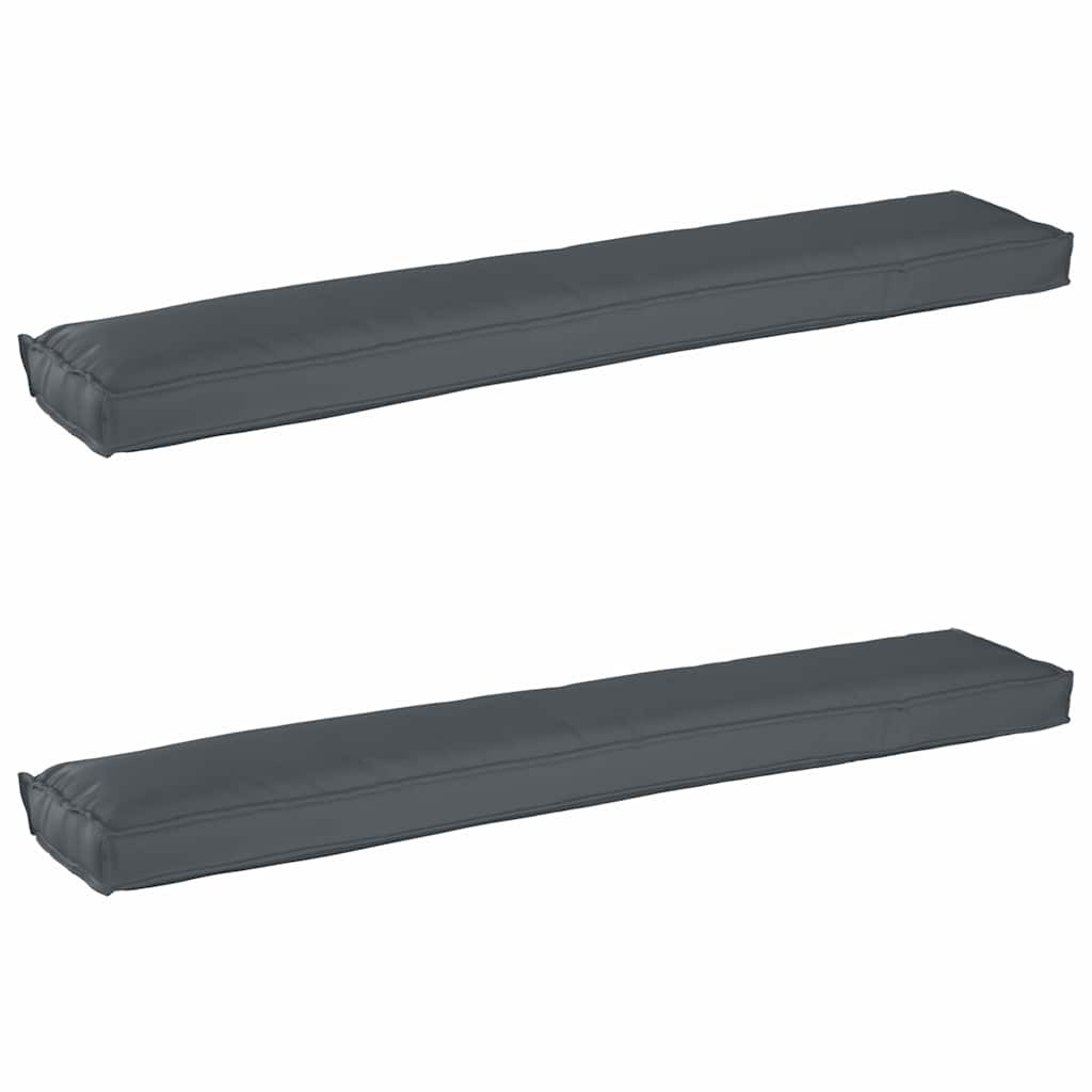 Pallet Kussen Set 2 pcs Antraciet 200 x 40 x 8 cm Oxford stof is nu te koop bij PeponiXL, paradijselijk wonen!