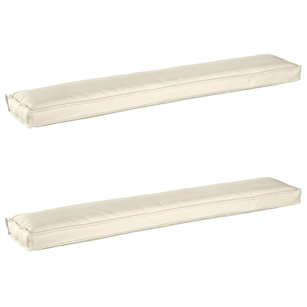 Pallet Kussen Set 2 pcs Crème 200 x 40 x 8 cm Oxford stof is nu te koop bij PeponiXL, paradijselijk wonen!