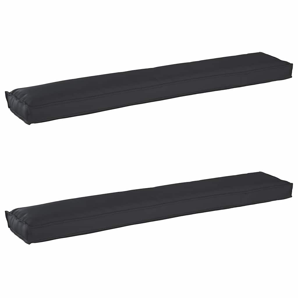 Pallet Kussen Set 2 pcs Zwart 200 x 40 x 8 cm Oxford stof is nu te koop bij PeponiXL, paradijselijk wonen!
