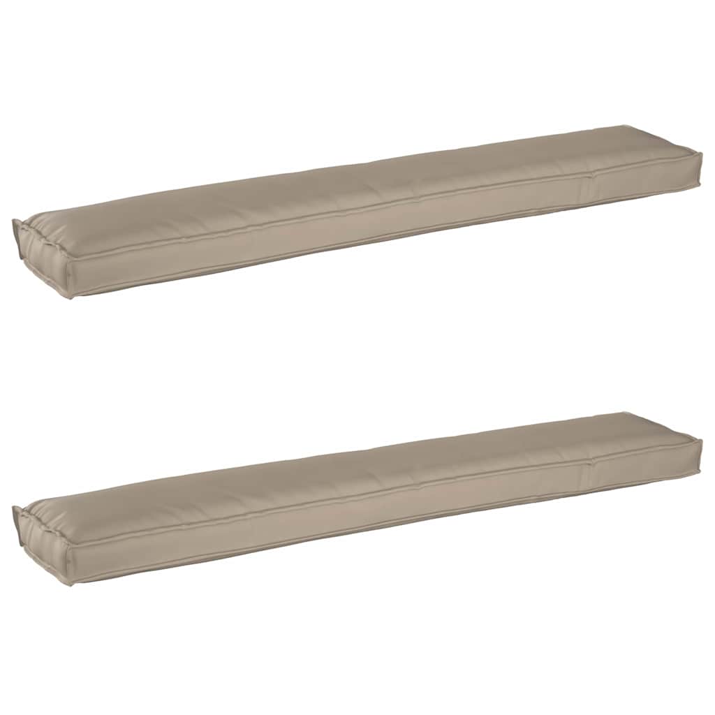 Pallet Kussen Set 2 pcs Taupe 200 x 40 x 8 cm Oxford stof is nu te koop bij PeponiXL, paradijselijk wonen!