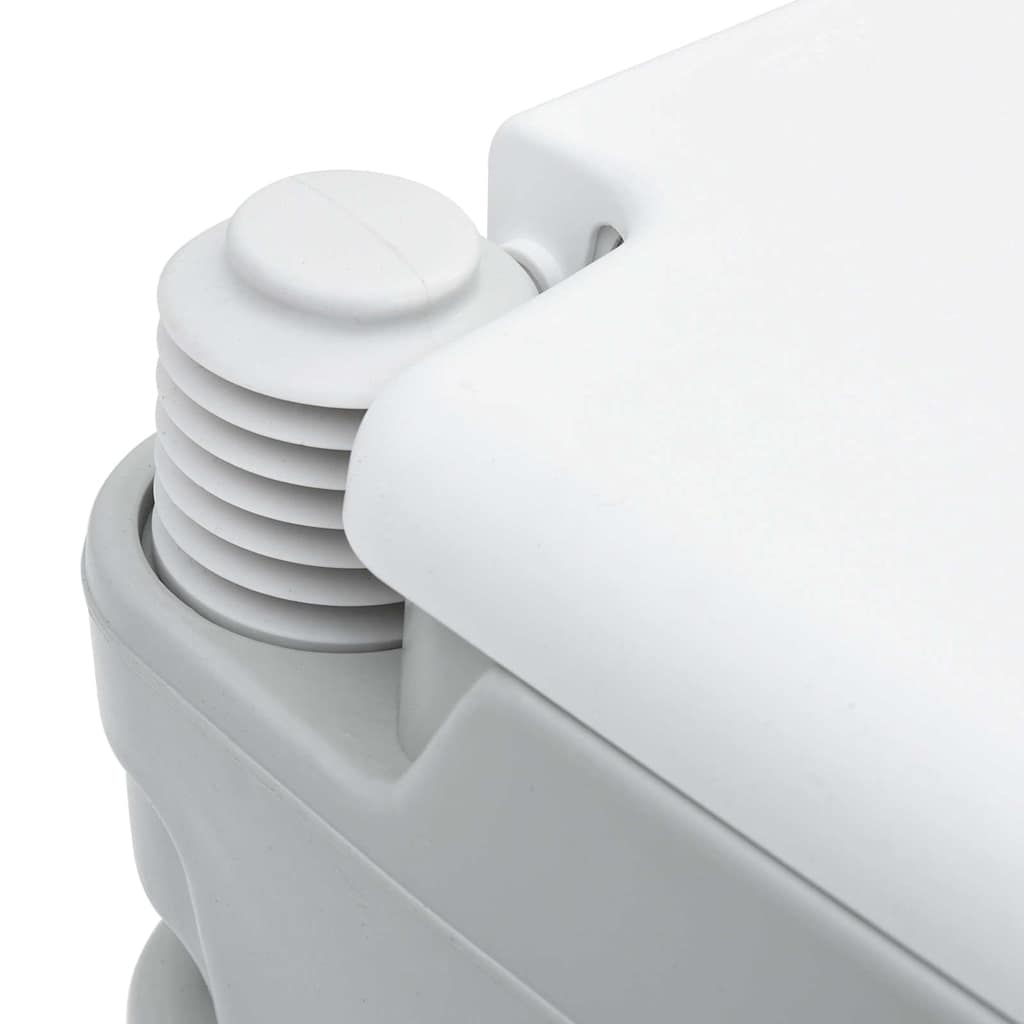 Camping Toilet Grijs en Wit 41,5 x 36,5 x 30 cm Polyetheen is nu te koop bij PeponiXL, paradijselijk wonen!