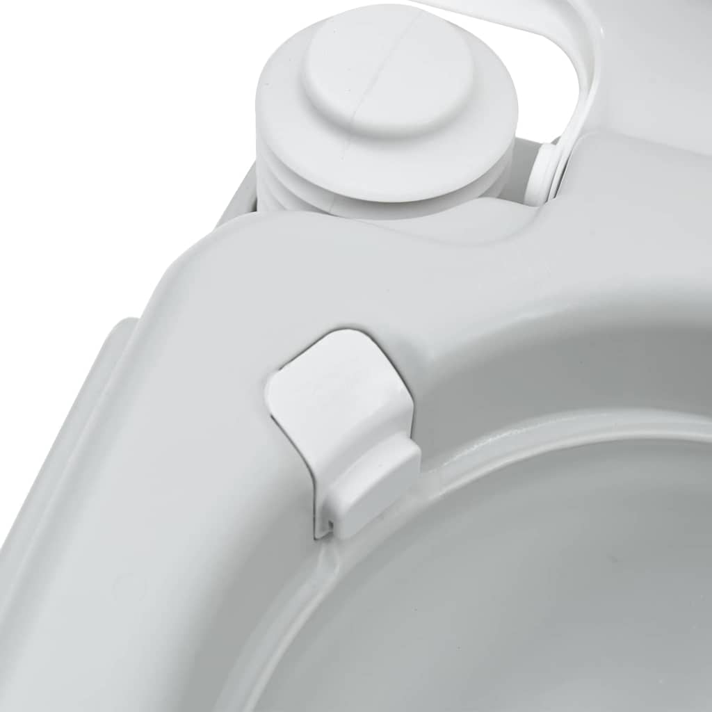 Camping Toilet Grijs en Wit 41,5 x 36,5 x 30 cm Polyetheen is nu te koop bij PeponiXL, paradijselijk wonen!