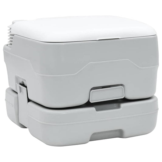 Camping Toilet Grijs en Wit 41,5 x 36,5 x 30 cm Polyetheen is nu te koop bij PeponiXL, paradijselijk wonen!