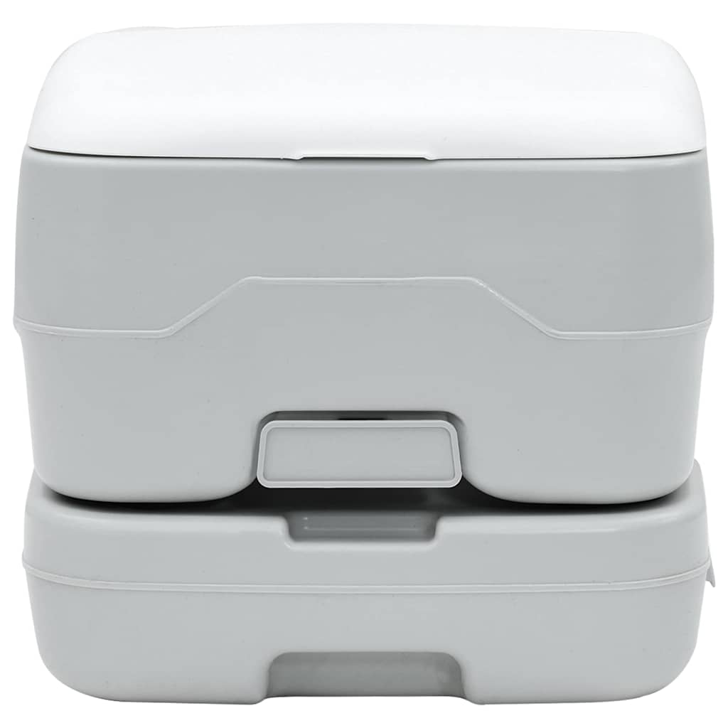 Camping Toilet Grijs en Wit 41,5 x 36,5 x 30 cm Polyetheen is nu te koop bij PeponiXL, paradijselijk wonen!