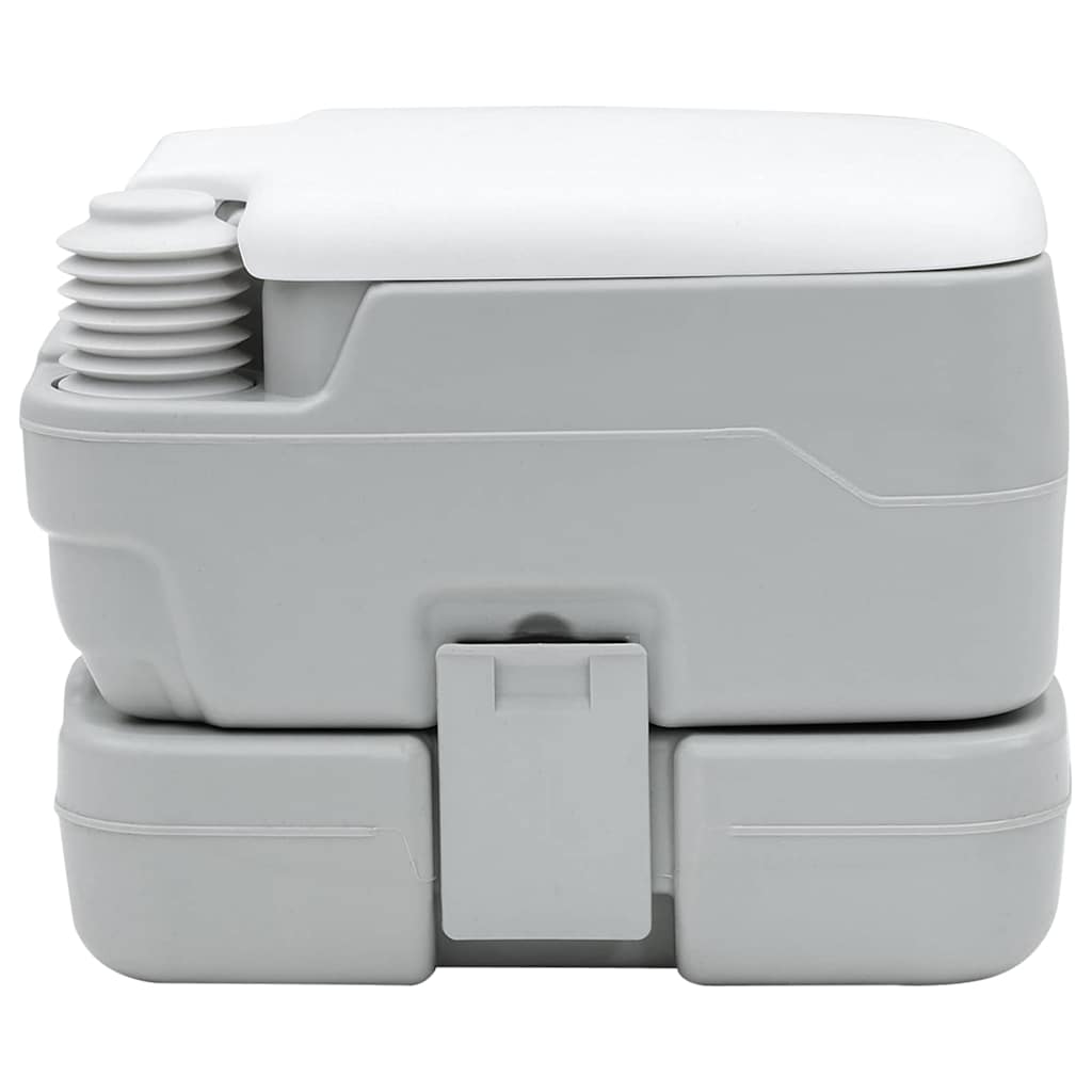 Camping Toilet Grijs en Wit 41,5 x 36,5 x 30 cm Polyetheen is nu te koop bij PeponiXL, paradijselijk wonen!