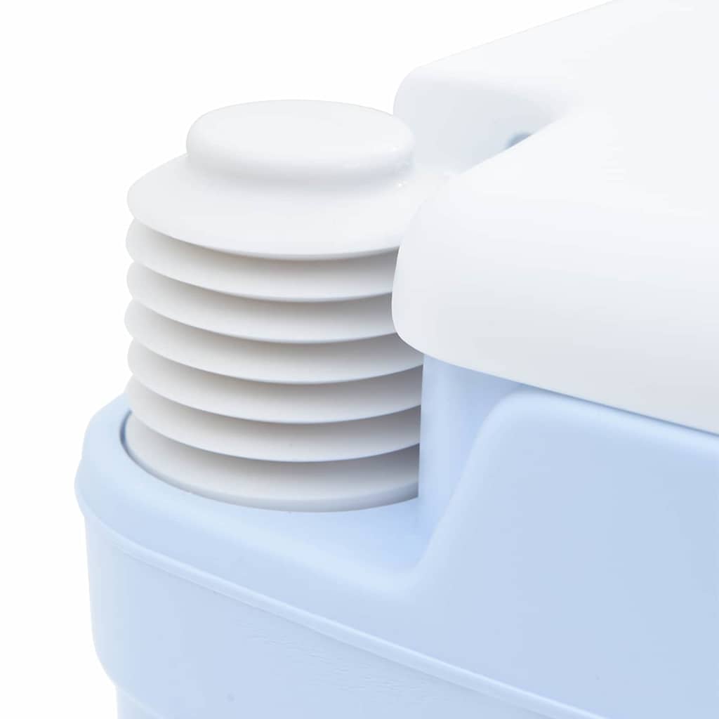 Camping Toilet Lichtblauw en Wit 41,5 x 36,5 x 30 cm Polyetheen is nu te koop bij PeponiXL, paradijselijk wonen!