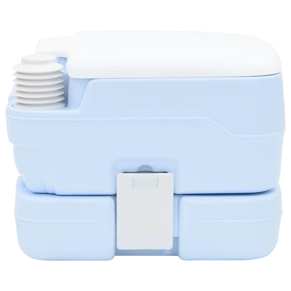 Camping Toilet Lichtblauw en Wit 41,5 x 36,5 x 30 cm Polyetheen is nu te koop bij PeponiXL, paradijselijk wonen!