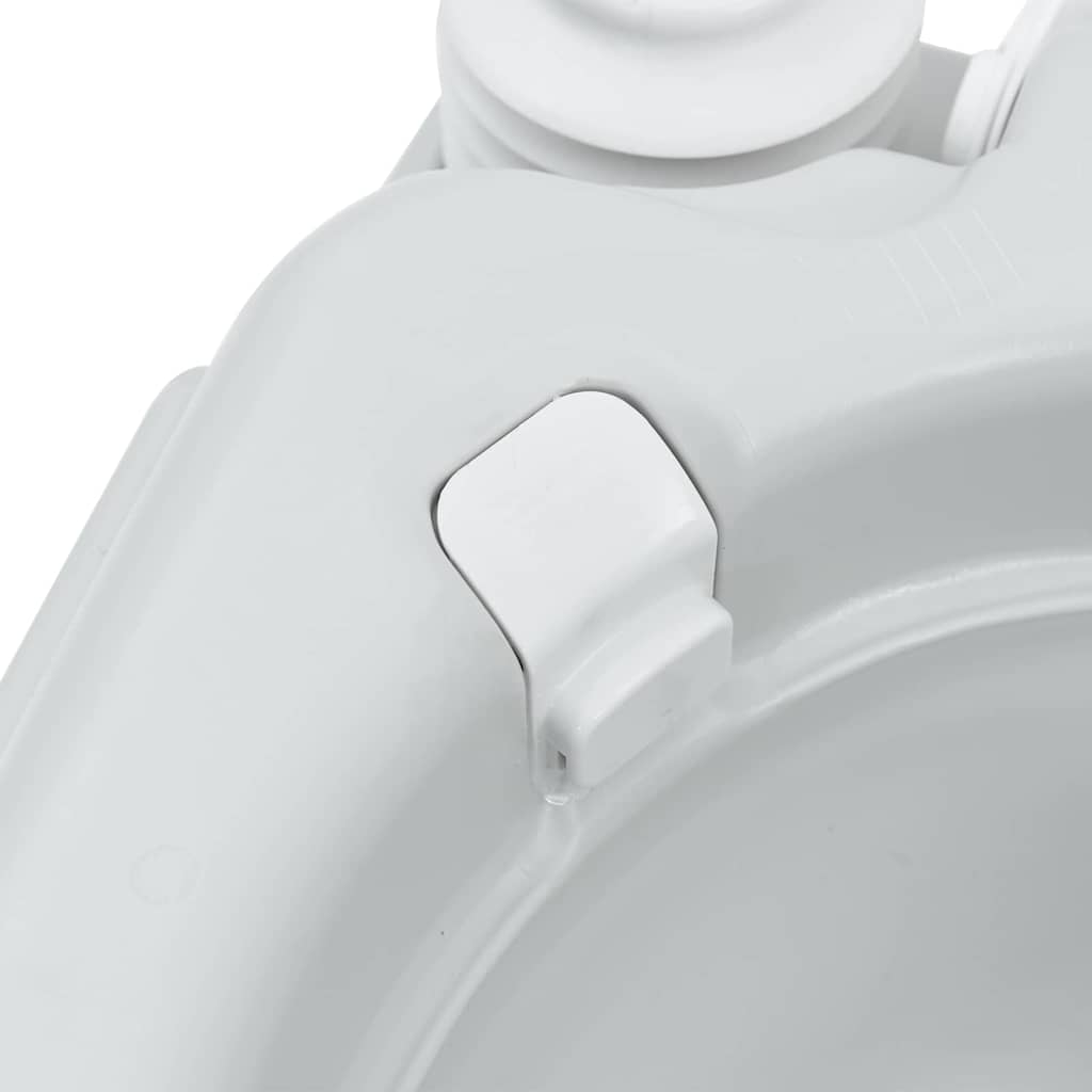 Camping Toilet Grijs en Wit 41,5 x 36,5 x 42 cm Polyetheen is nu te koop bij PeponiXL, paradijselijk wonen!
