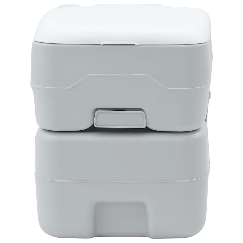 Camping Toilet Grijs en Wit 41,5 x 36,5 x 42 cm Polyetheen is nu te koop bij PeponiXL, paradijselijk wonen!