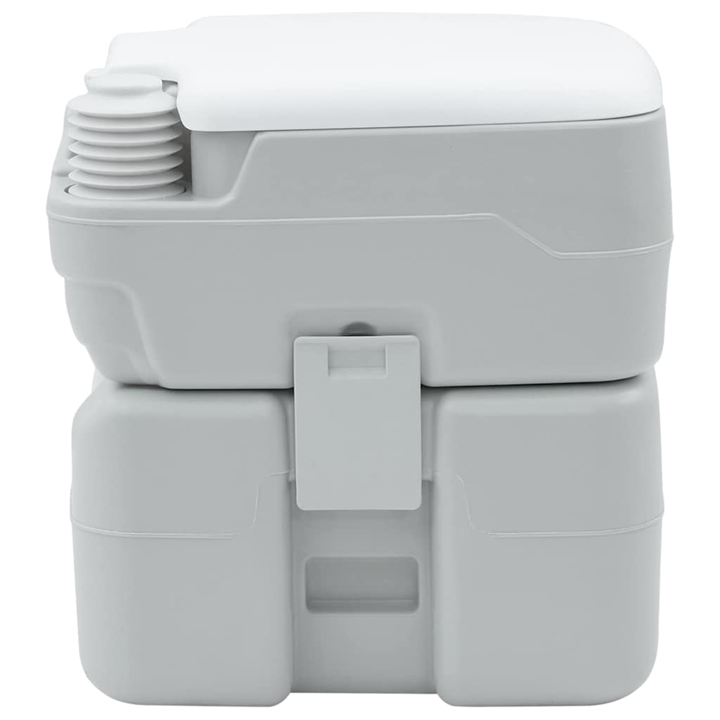 Camping Toilet Grijs en Wit 41,5 x 36,5 x 42 cm Polyetheen is nu te koop bij PeponiXL, paradijselijk wonen!