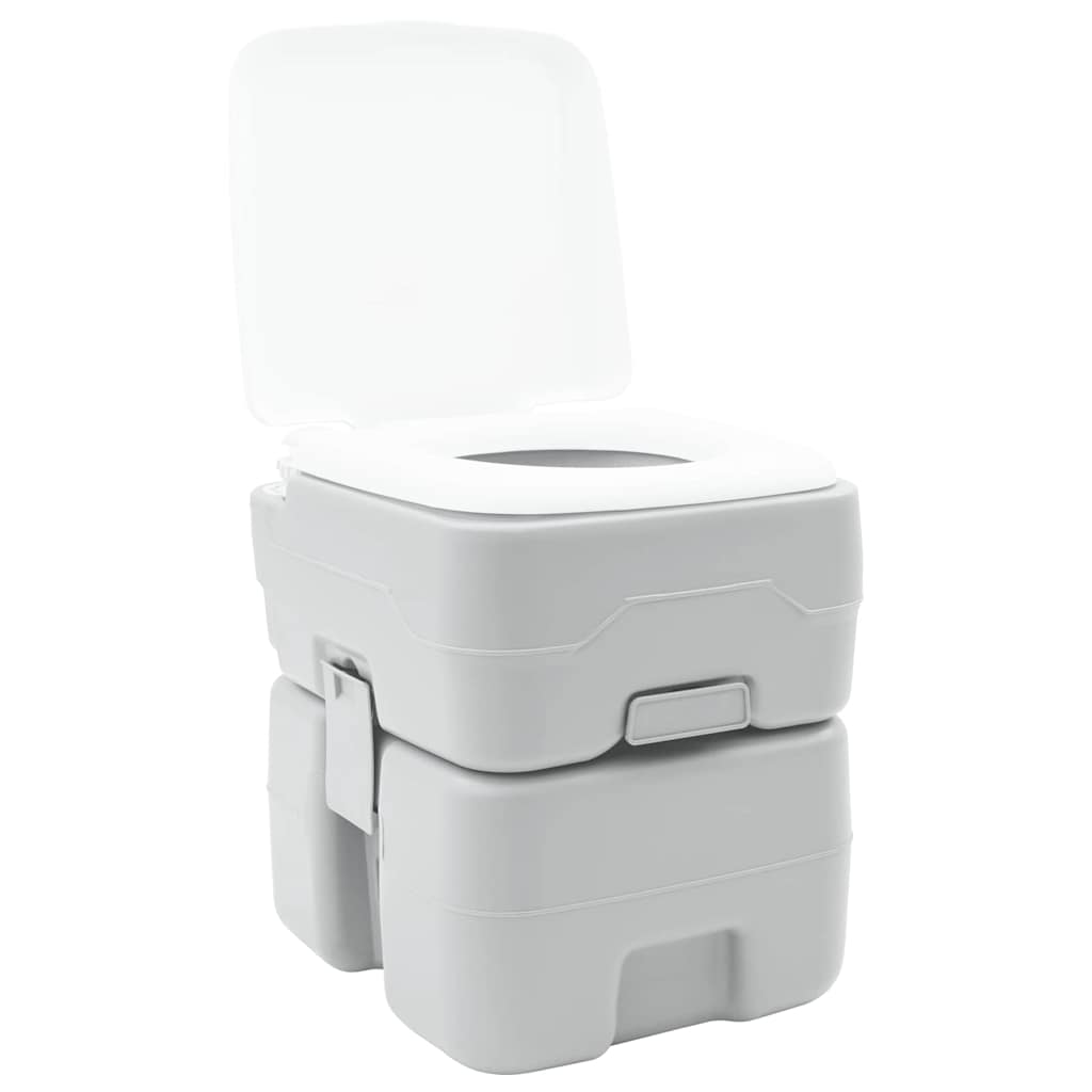 Camping Toilet Grijs 41,5 x 36,5 x 42 cm is nu te koop bij PeponiXL, paradijselijk wonen!