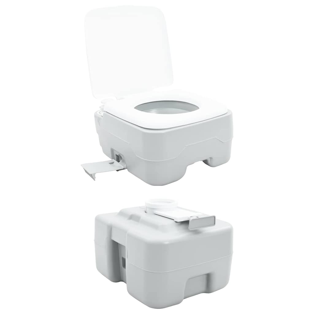Camping Toilet Grijs 41,5 x 36,5 x 42 cm is nu te koop bij PeponiXL, paradijselijk wonen!