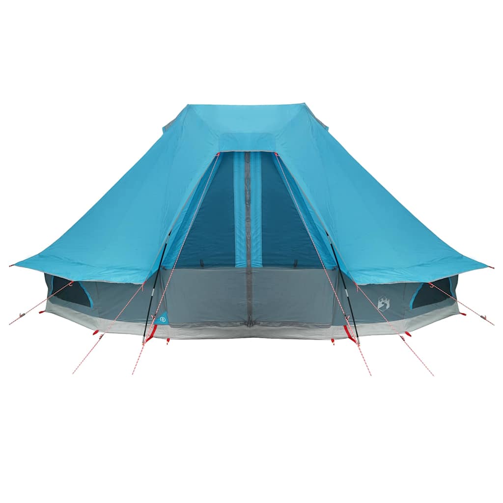 Tipi Tent met dak met opslag Blauw 466 x 310 x 240 cm taft is nu te koop bij PeponiXL, paradijselijk wonen!