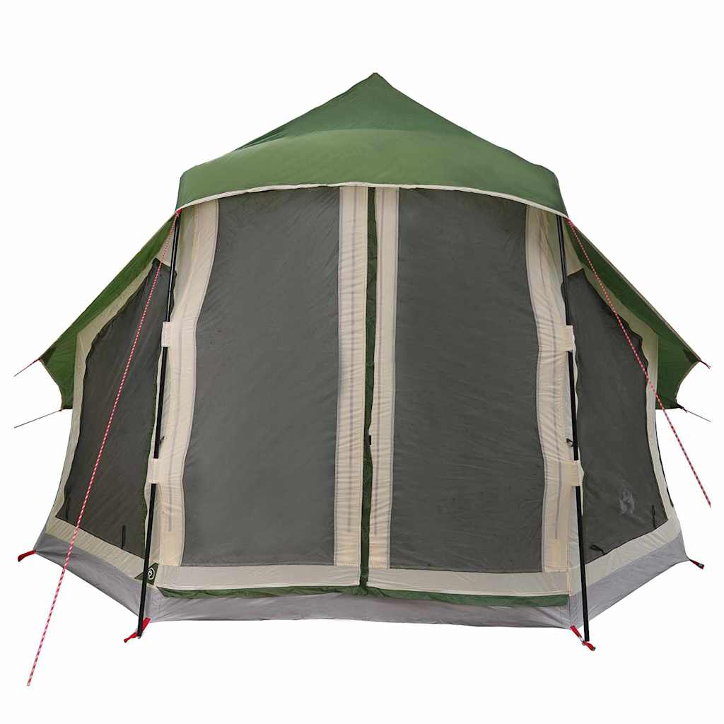 Tipi Tent met dak met opslag Groen 404 x 370 x 270 cm taft is nu te koop bij PeponiXL, paradijselijk wonen!