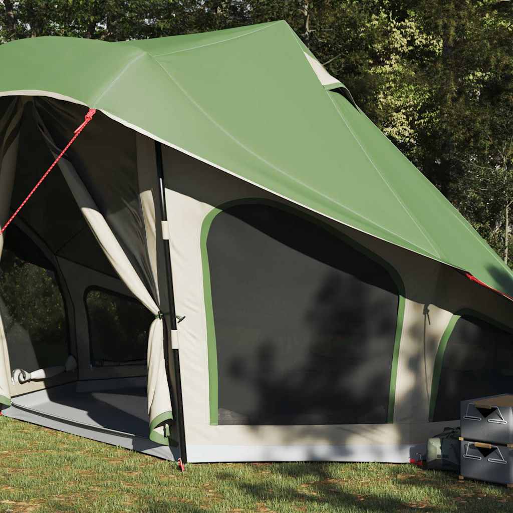 Tipi Tent met dak met opslag Groen 508 x 470 x 300 cm taft is nu te koop bij PeponiXL, paradijselijk wonen!