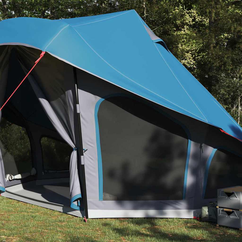 Tipi Tent met dak met opslag Blauw 508 x 470 x 300 cm taft is nu te koop bij PeponiXL, paradijselijk wonen!