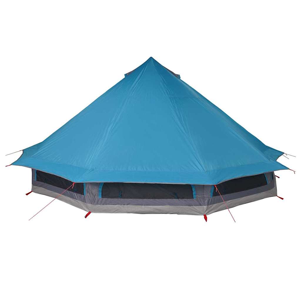 Tipi Tent met dak met opslag Blauw 508 x 470 x 300 cm taft is nu te koop bij PeponiXL, paradijselijk wonen!