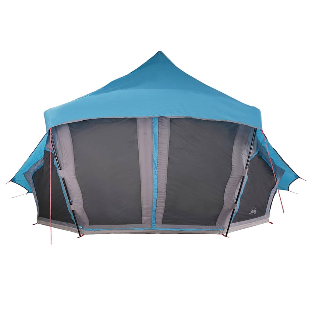 Tipi Tent met dak met opslag Blauw 508 x 470 x 300 cm taft is nu te koop bij PeponiXL, paradijselijk wonen!
