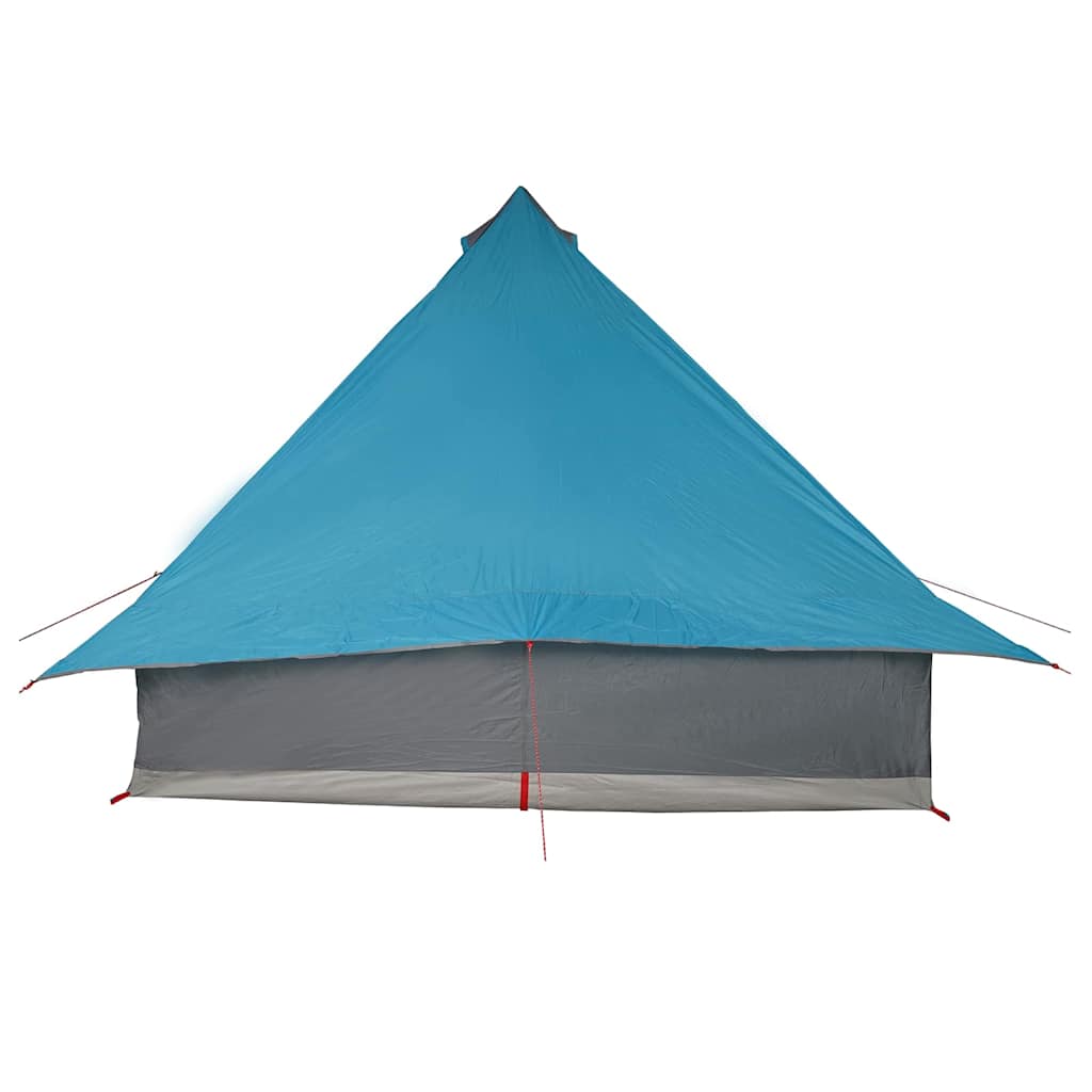 Tipi Tent met dak met opslag Blauw 358 x 296 x 258 cm taft is nu te koop bij PeponiXL, paradijselijk wonen!