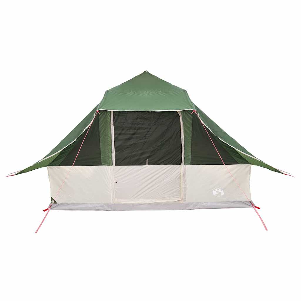 Tipi Tent met dak met opslag Groen 364 x 281 x 257 cm taft is nu te koop bij PeponiXL, paradijselijk wonen!
