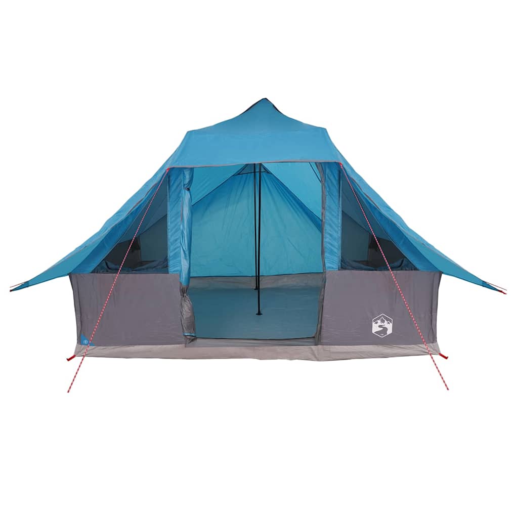 Tipi Tent met dak met opslag Blauw 364 x 281 x 257 cm taft is nu te koop bij PeponiXL, paradijselijk wonen!