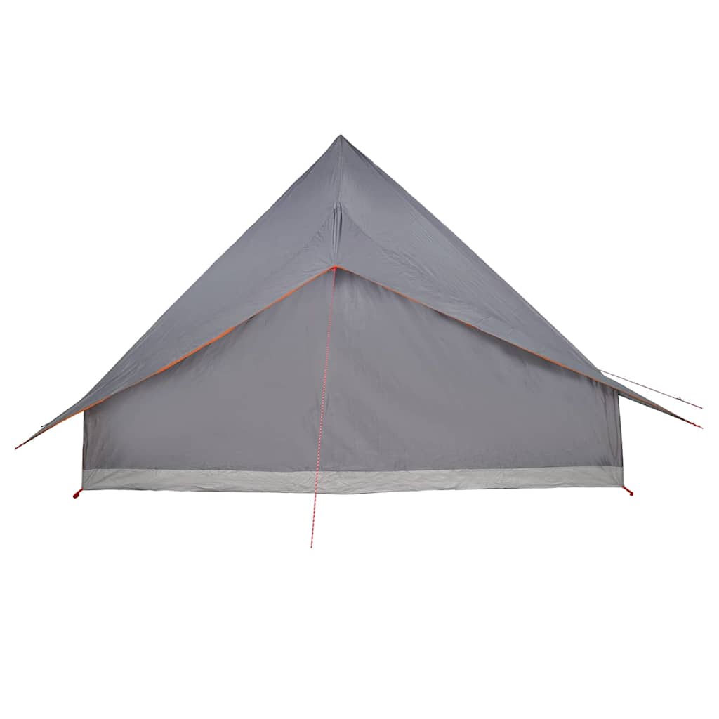 Tipi Tent met dak Grijs en Oranje 364 x 281 x 257 cm taft is nu te koop bij PeponiXL, paradijselijk wonen!