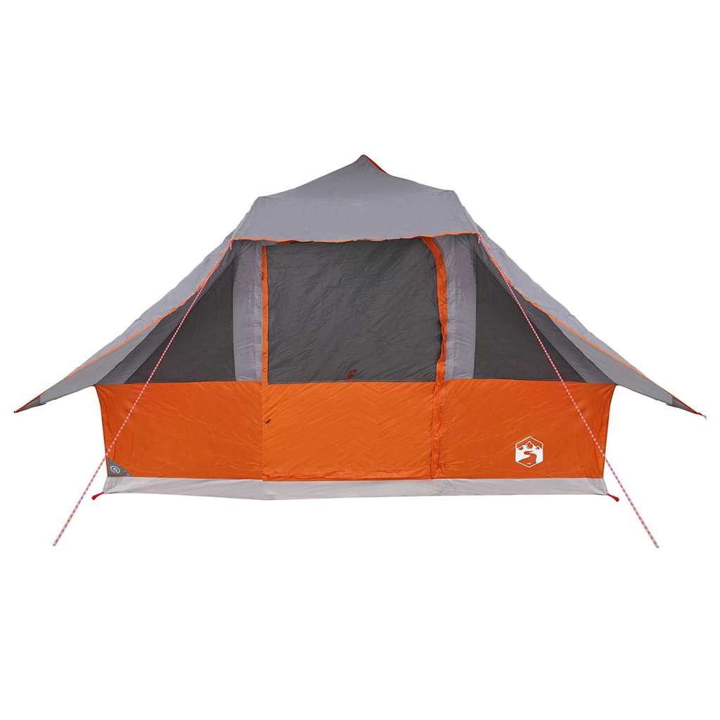 Tipi Tent met dak Grijs en Oranje 364 x 281 x 257 cm taft is nu te koop bij PeponiXL, paradijselijk wonen!