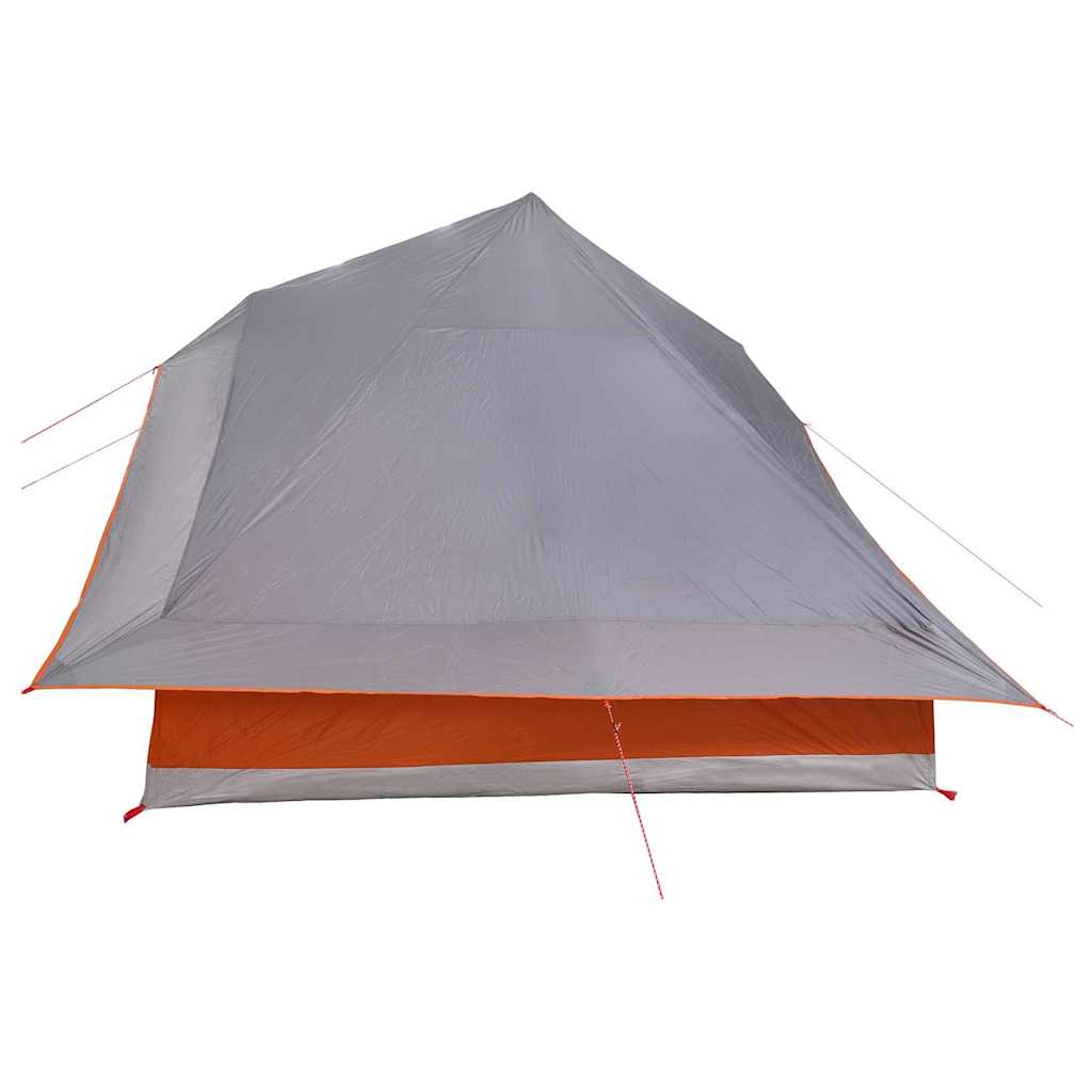 Tipi Tent met dak Grijs en Oranje 364 x 281 x 257 cm taft is nu te koop bij PeponiXL, paradijselijk wonen!