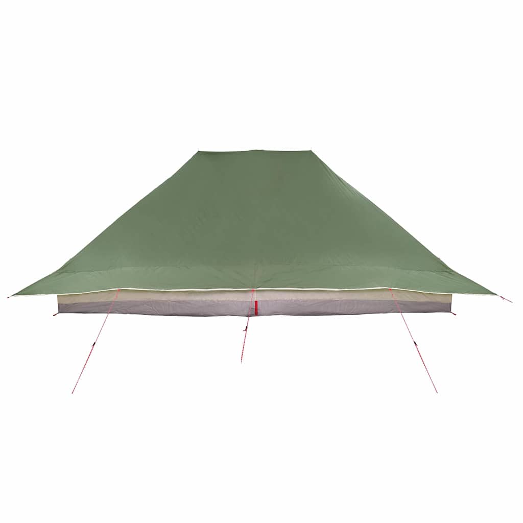Tipi Tent met dak met opslag Groen 660 x 456 x 200 cm taft is nu te koop bij PeponiXL, paradijselijk wonen!