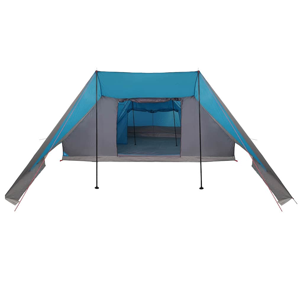 Tipi Tent met dak met opslag Blauw 660 x 456 x 200 cm taft is nu te koop bij PeponiXL, paradijselijk wonen!