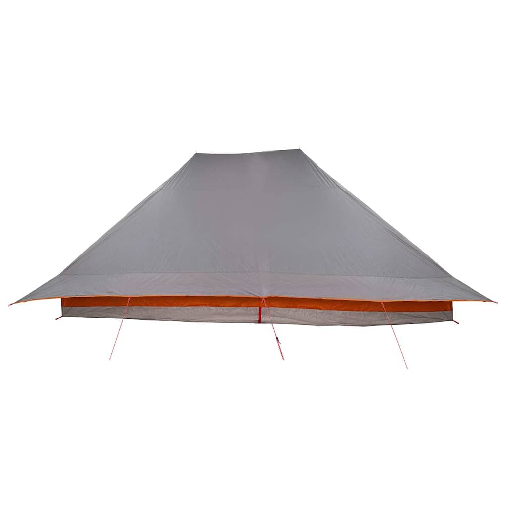 Tipi Tent met dak Grijs en Oranje 660 x 456 x 200 cm taft is nu te koop bij PeponiXL, paradijselijk wonen!