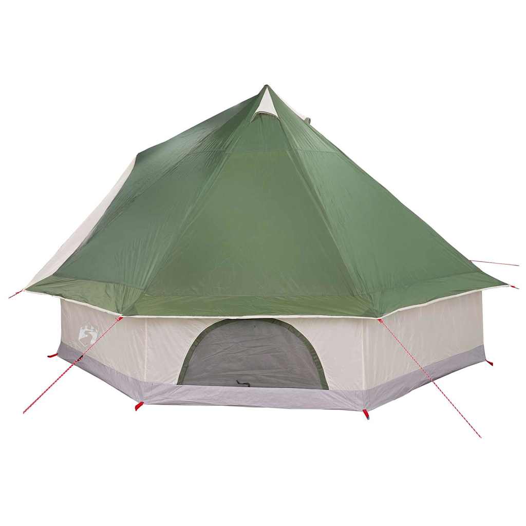 Tipi Tent met dak met opslag Groen 400 x 346 x 250 cm taft is nu te koop bij PeponiXL, paradijselijk wonen!