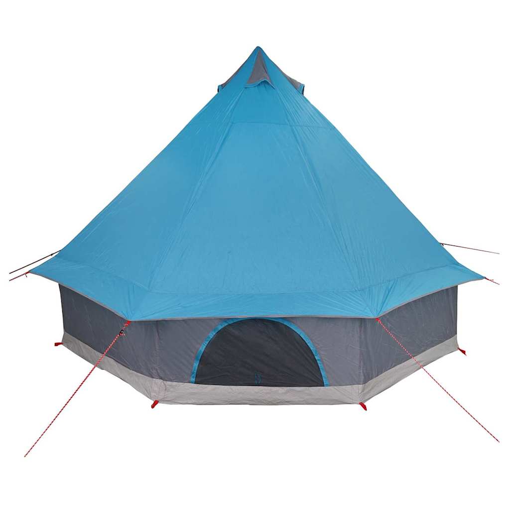 Tipi Tent met dak met opslag Blauw 400 x 346 x 250 cm taft is nu te koop bij PeponiXL, paradijselijk wonen!