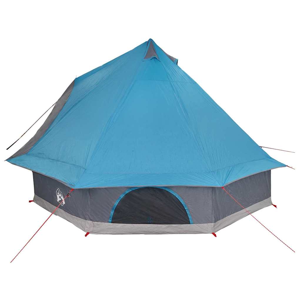 Tipi Tent met dak met opslag Blauw 400 x 346 x 250 cm taft is nu te koop bij PeponiXL, paradijselijk wonen!
