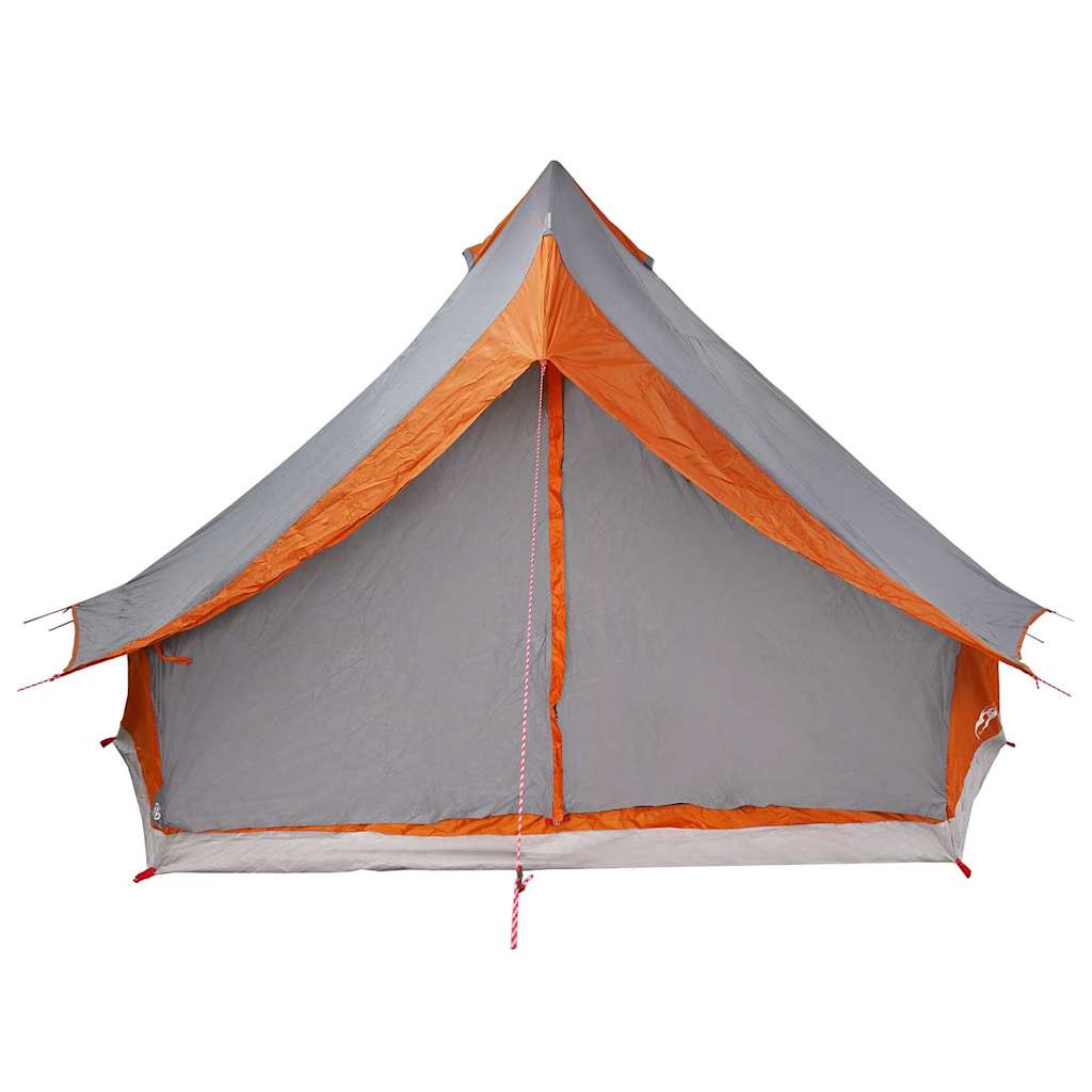 Tipi Tent met dak Grijs en Oranje 400 x 346 x 250 cm taft is nu te koop bij PeponiXL, paradijselijk wonen!