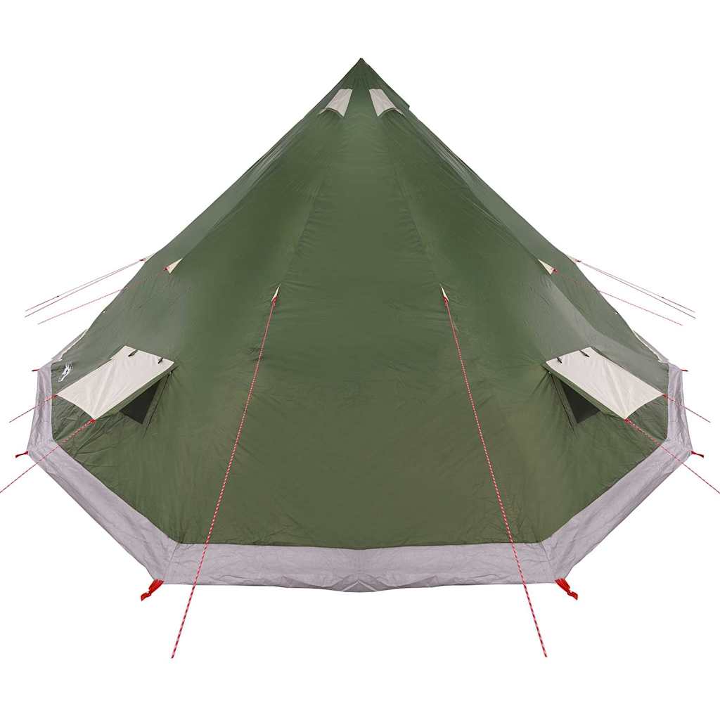 Tipi Tent met dak met opslag Groen 560 x 560 x 300 cm taft is nu te koop bij PeponiXL, paradijselijk wonen!