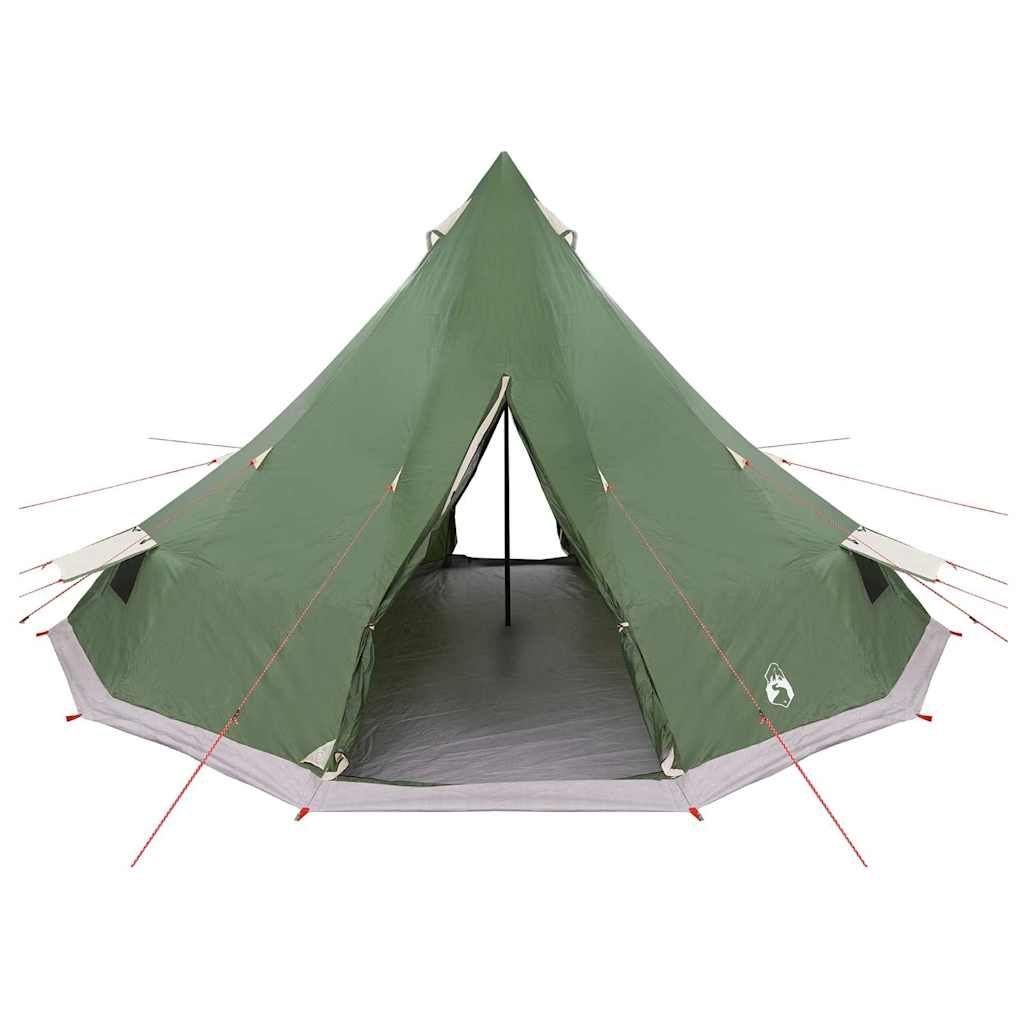 Tipi Tent met dak met opslag Groen 560 x 560 x 300 cm taft is nu te koop bij PeponiXL, paradijselijk wonen!