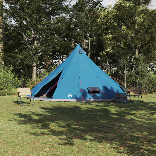 Tipi Tent met dak met opslag Blauw 560 x 560 x 300 cm taft is nu te koop bij PeponiXL, paradijselijk wonen!