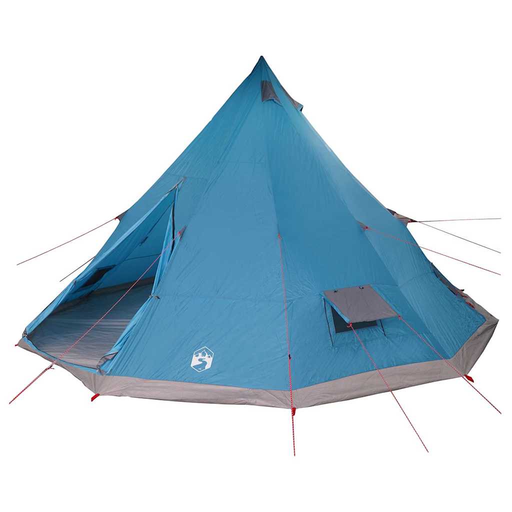 Tipi Tent met dak met opslag Blauw 560 x 560 x 300 cm taft is nu te koop bij PeponiXL, paradijselijk wonen!