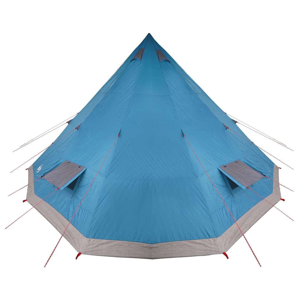 Tipi Tent met dak met opslag Blauw 560 x 560 x 300 cm taft is nu te koop bij PeponiXL, paradijselijk wonen!