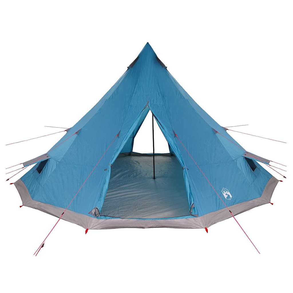 Tipi Tent met dak met opslag Blauw 560 x 560 x 300 cm taft is nu te koop bij PeponiXL, paradijselijk wonen!