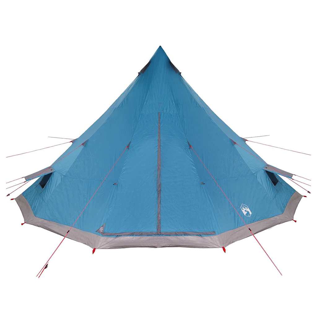 Tipi Tent met dak met opslag Blauw 560 x 560 x 300 cm taft is nu te koop bij PeponiXL, paradijselijk wonen!