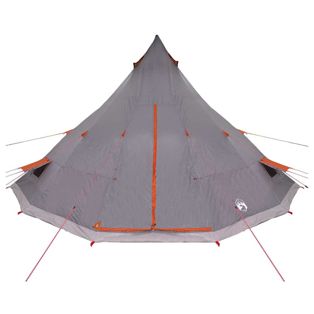 Tipi Tent met dak Grijs en Oranje 560 x 560 x 300 cm taft is nu te koop bij PeponiXL, paradijselijk wonen!