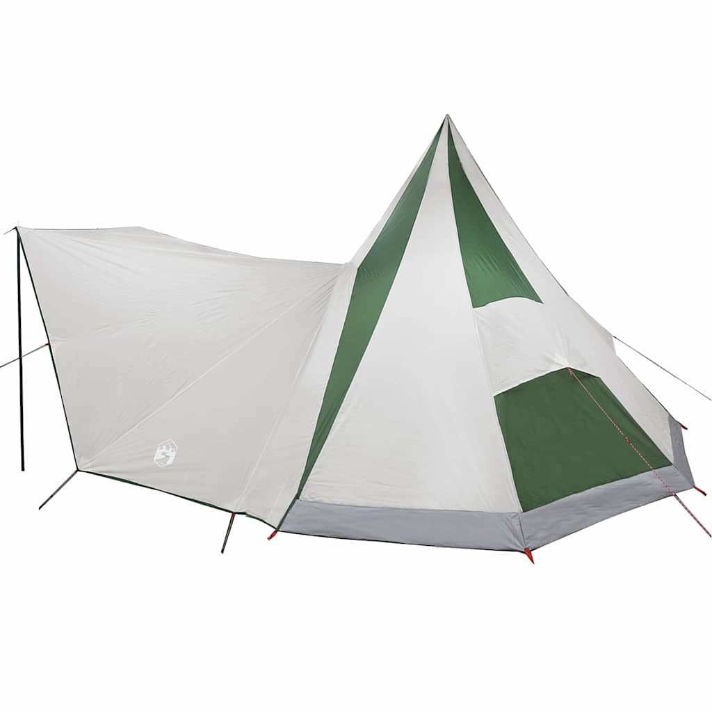 Tipi Tent met dak met opslag Groen 510 x 690 x 330 cm taft is nu te koop bij PeponiXL, paradijselijk wonen!