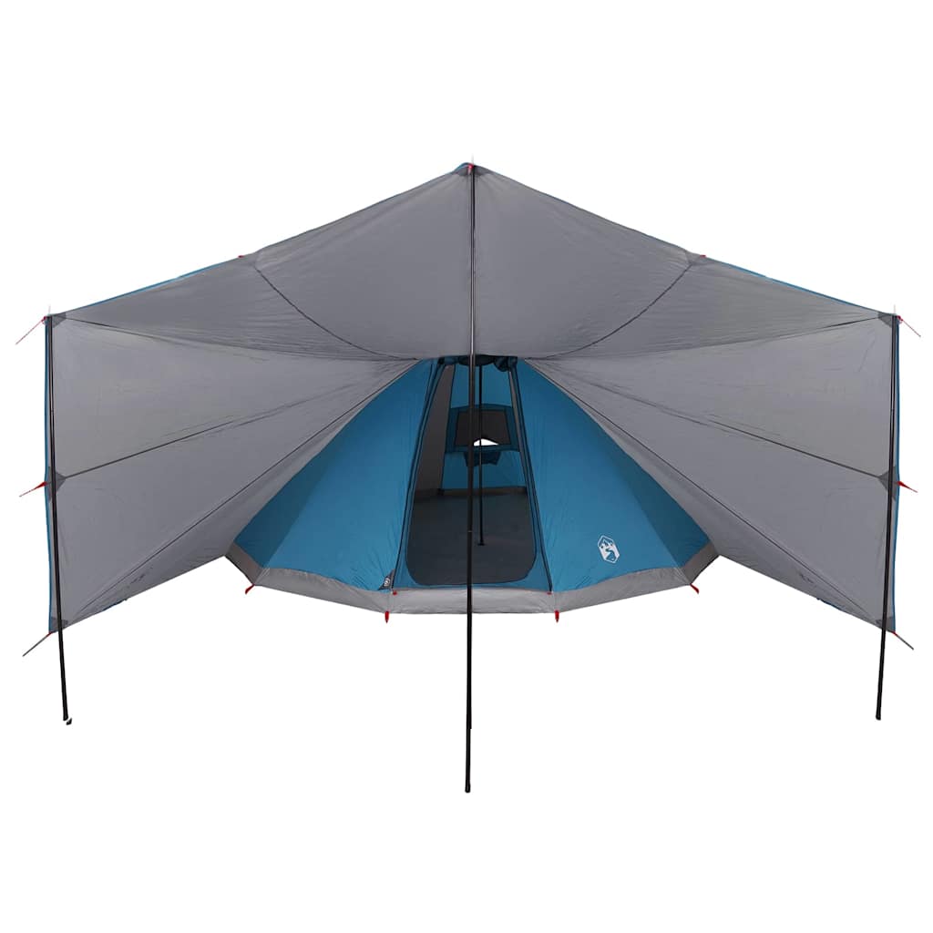 Tipi Tent met dak met opslag Blauw 510 x 690 x 330 cm taft is nu te koop bij PeponiXL, paradijselijk wonen!